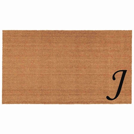 Calloway Mills Monogram Door Mat, Black, Natural, 24 in W x 36 in L 153622436J
